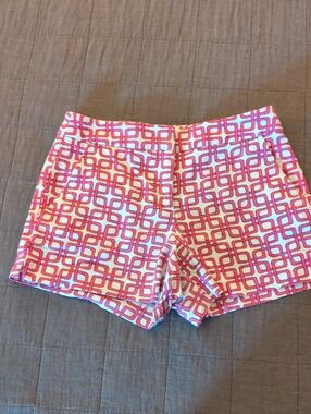 Trina Turk Pink Geometric Shorts